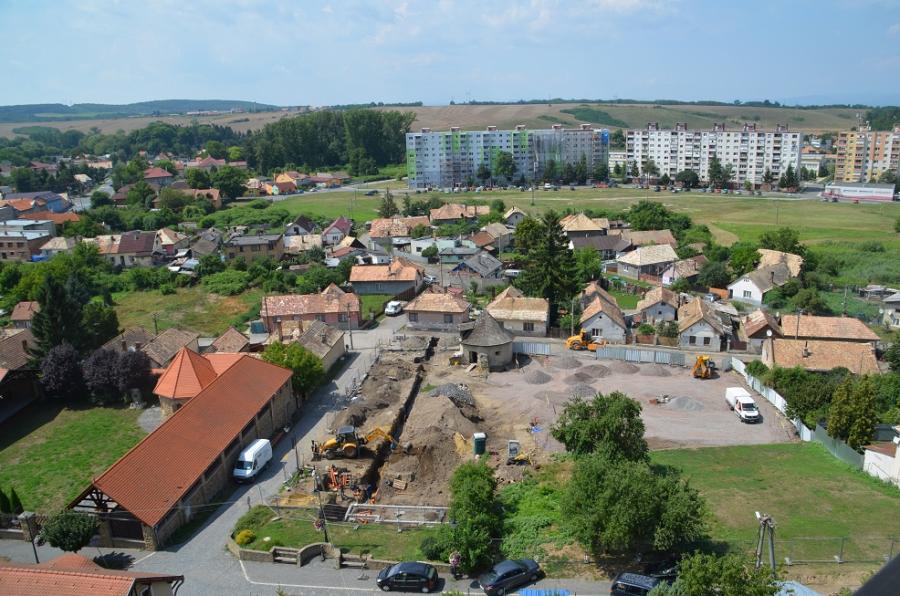 Pohľad na parkovisko počas prác (2019) Fotogaléria