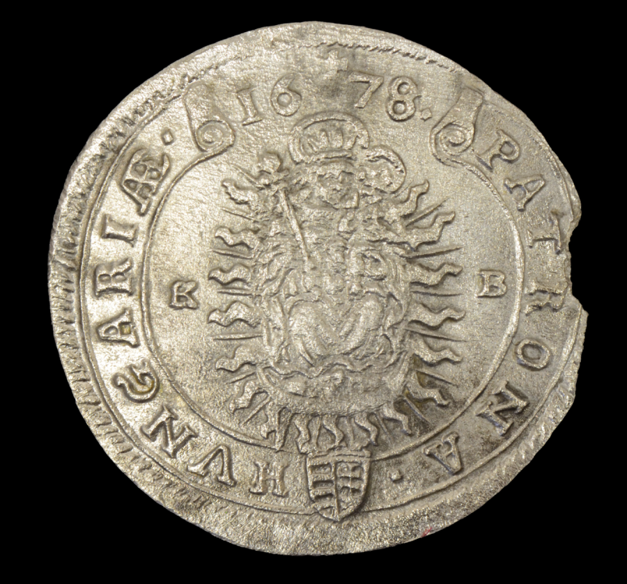 Minca z r. 1678 s portrétom Leopolda I., aeverz Fotogaléria