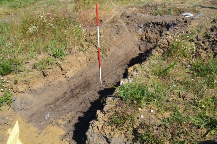 Plynová prípojka s pravekou vrstvou Fotogaléria