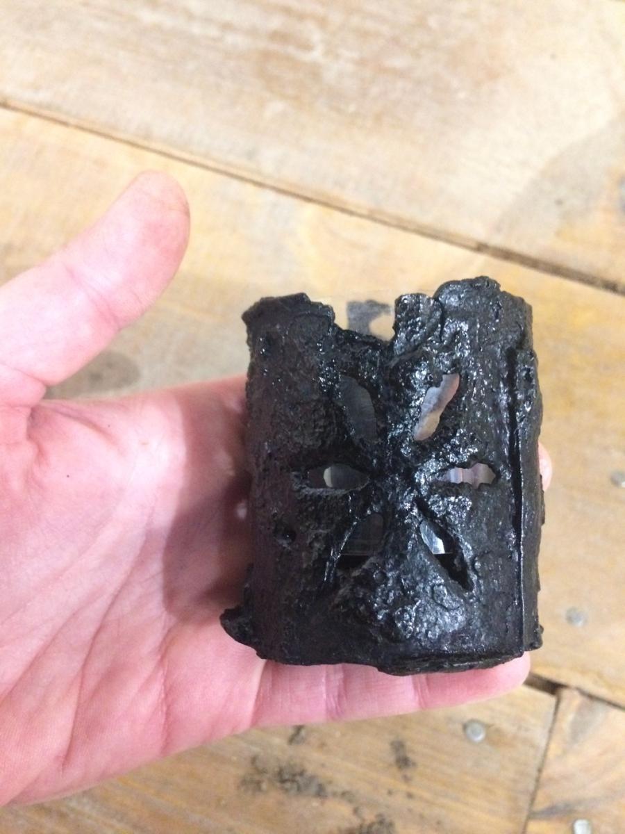 Železný zdobený svietnik, 16. sto Fotogaléria